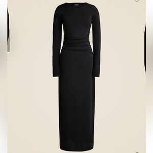 J. Crew Black Long Sleeve Dress